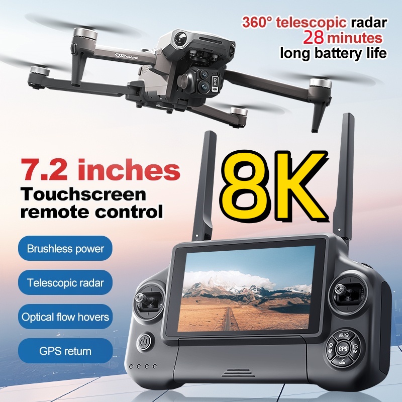 Drone Rc Cable - 8K 3 Axis Gimbal Brushless 7.2in
