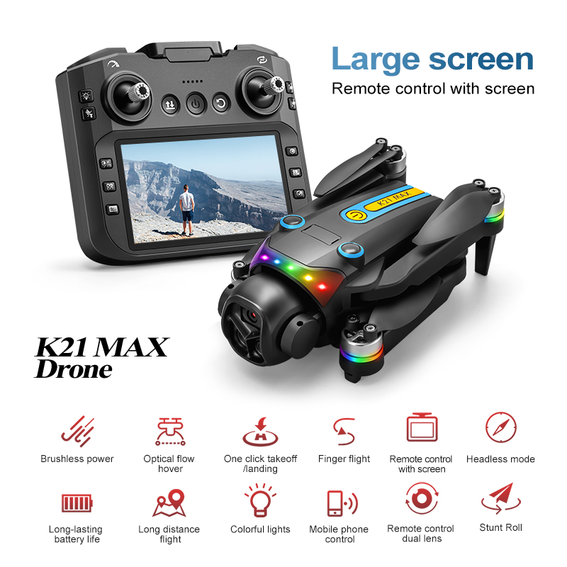Drone Kf Rc - Outdoor Aerial Drone Electric Dual Camera