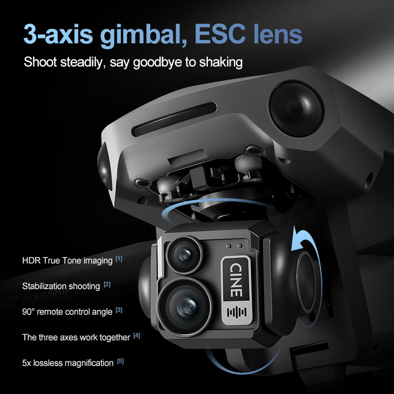 8K 3 Axis Gimbal Brushless 7.2 - Drone Rc Cable review and price