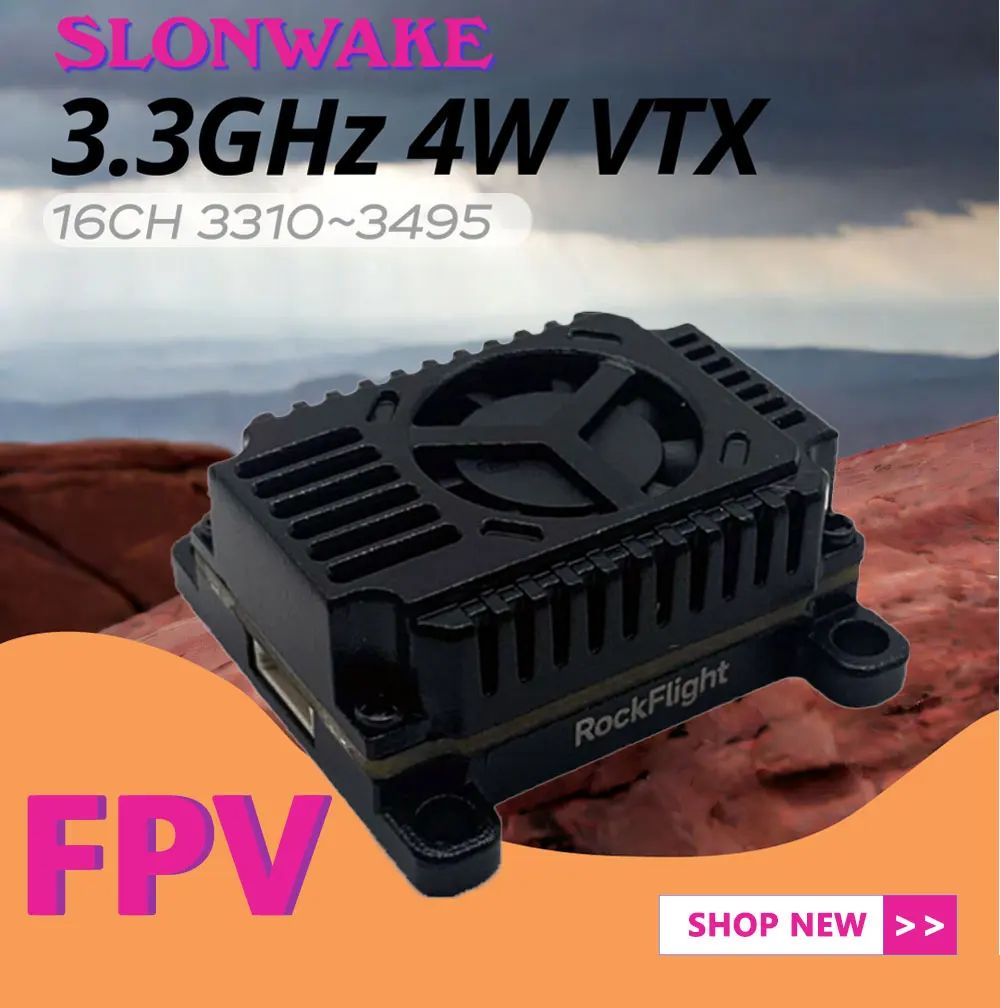 SLONWAKE FPV 3.3G 16CH 4000mW  - Drone Rc1 review and price