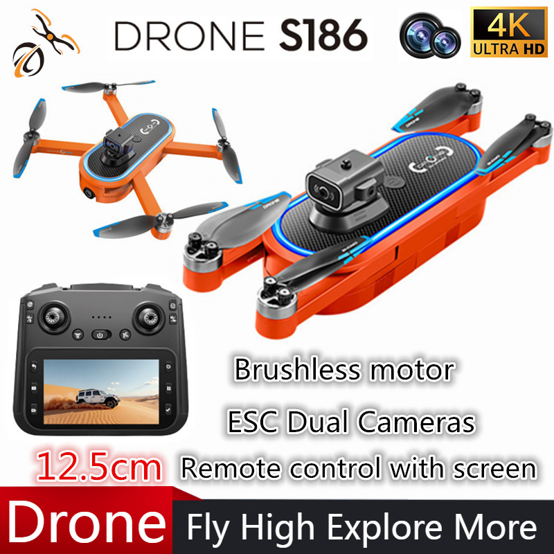 2025 S186 Drone Professional 4 - Drone Rc Foldable review and price