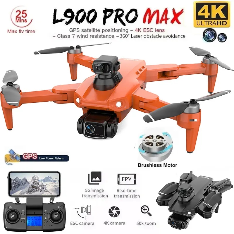L900 Pro MAX GPS Drone 4K Prof - Drone Rc Foldable review and price