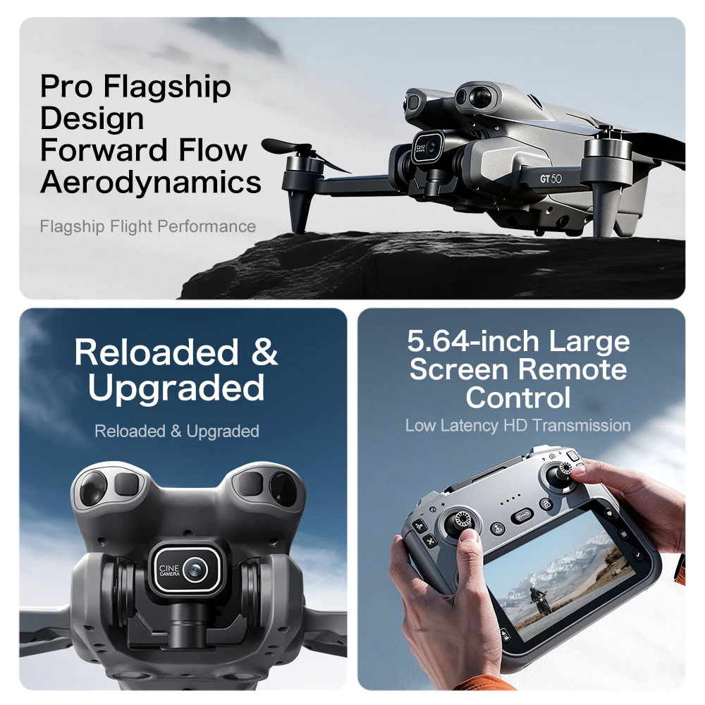 Brand+ GT50 4K FPV Drone 8K HD - Drone Rc Gt50 review and price
