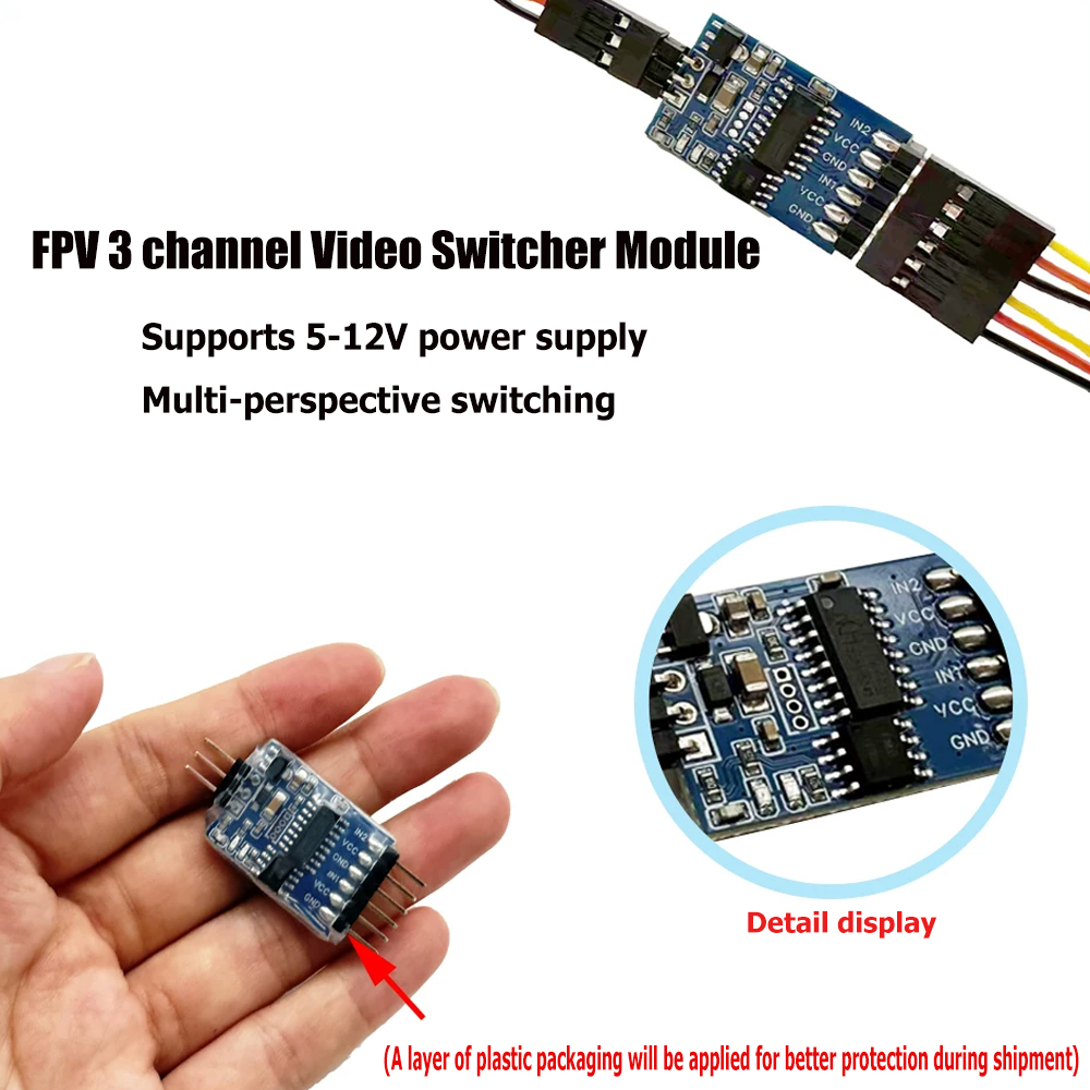 5.8G 3 Channel Video Switcher  - Drone Rc Toy review and price