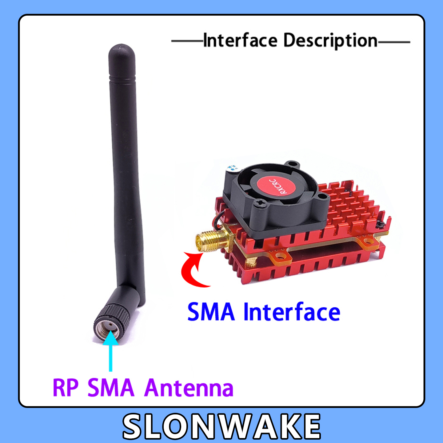 SLONWAKE 5.8G 2W VTX FPV 1800T - Drone Z review and price