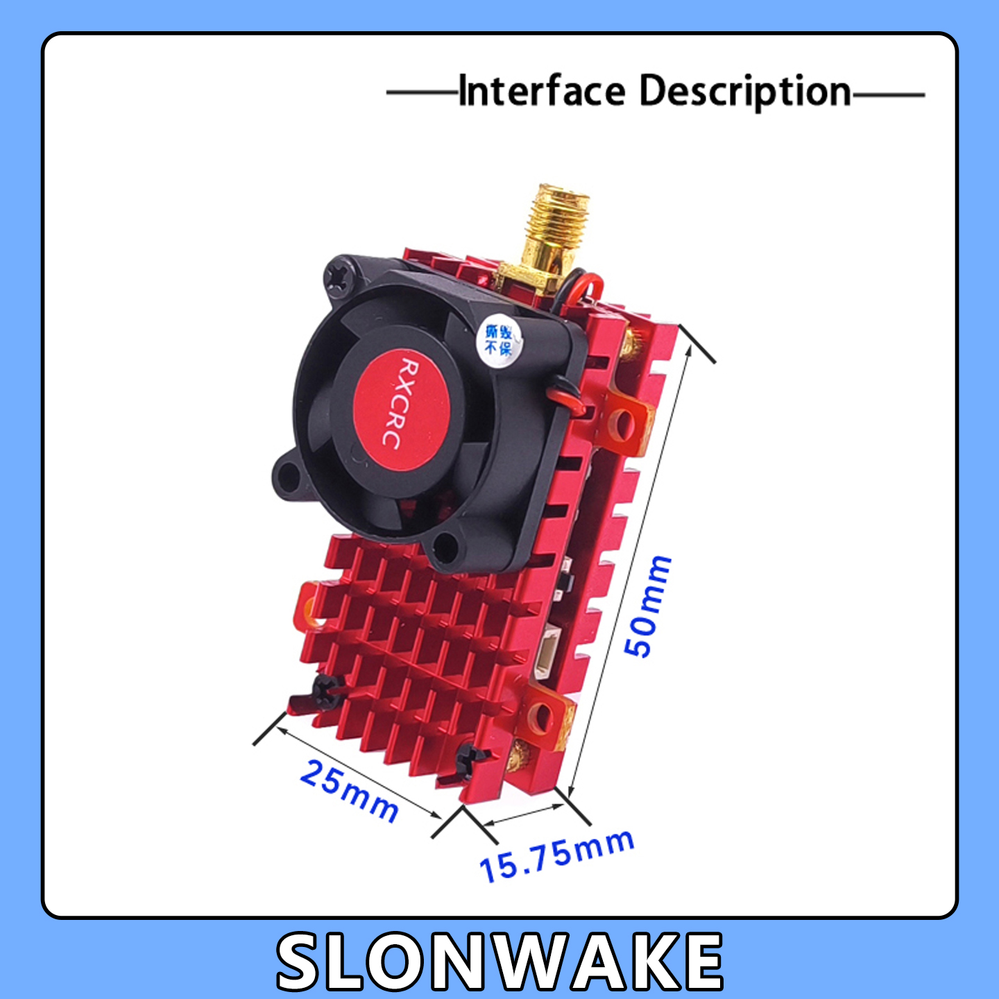 SLONWAKE 5.8G 2W VTX FPV 1800T - Drone Z review and price