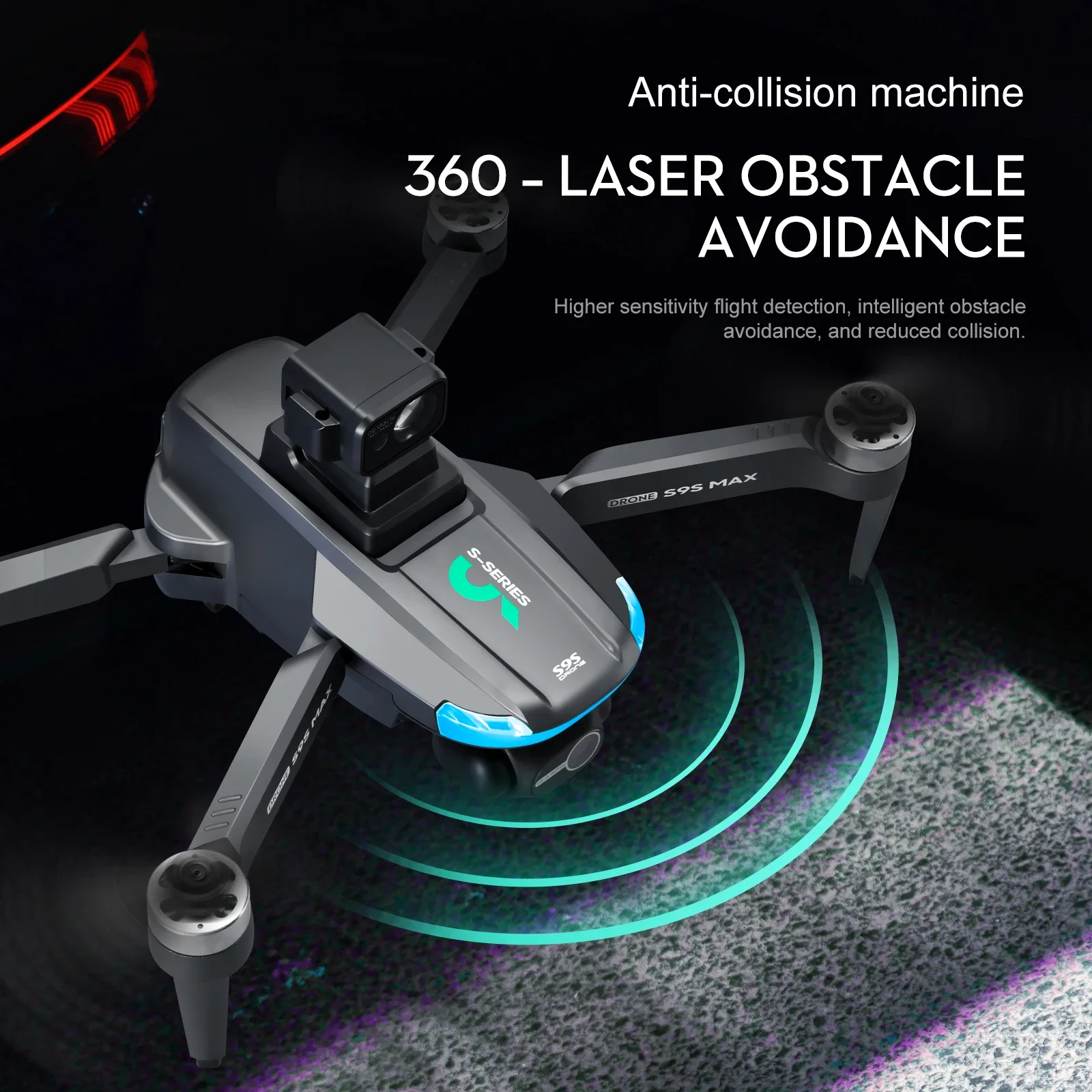 NEW S9S MAX MINI Drone 4K 2-Ax - Drone Z review and price