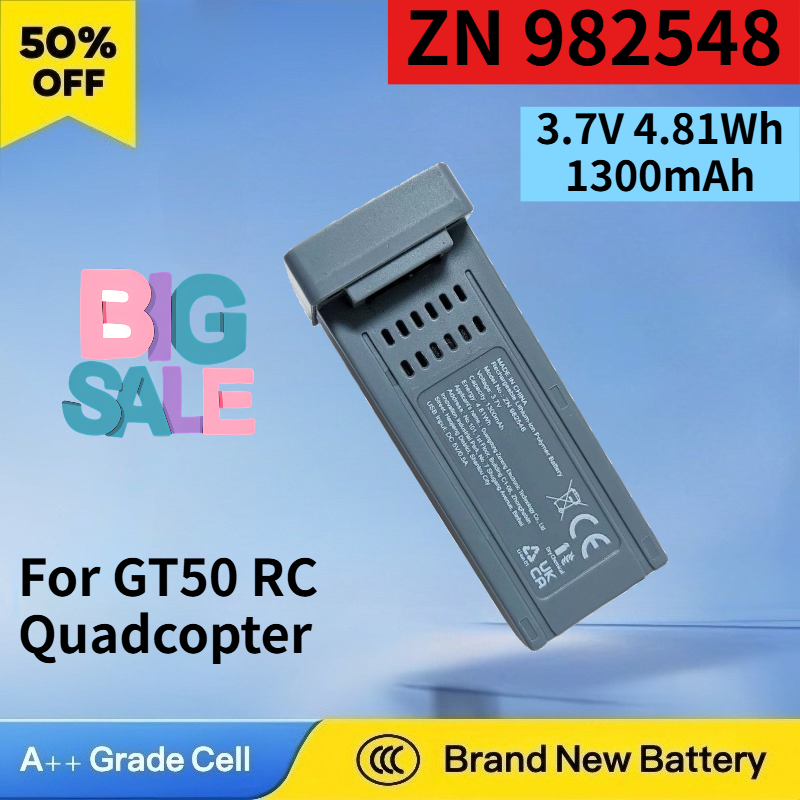New ZN 982548 3.7V 4.81Wh 1300 - Drone Rc Gt50 review and price
