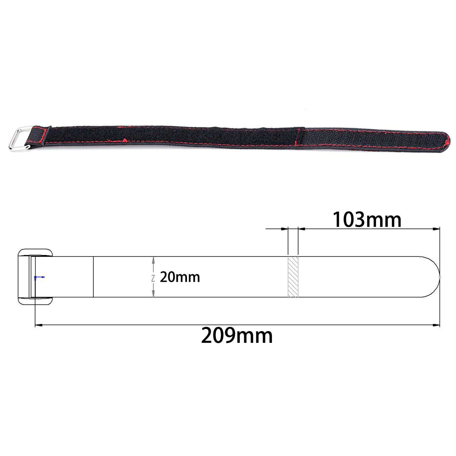 TCRC 2PCS 20x300MM Kevlar Stit - Drone Rc Lanyard review and price