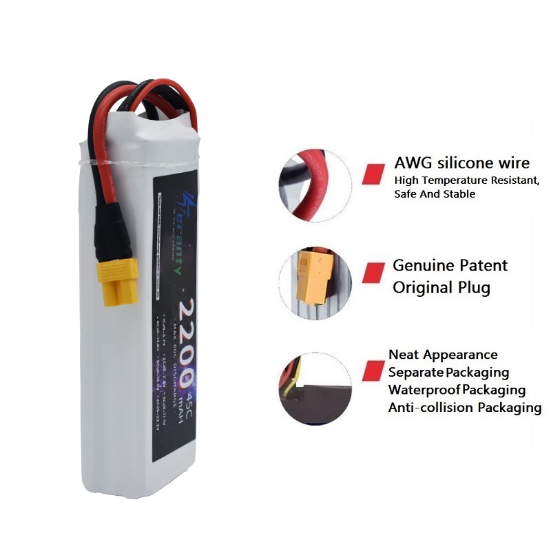 TERANTY 2200 MAH  3S  batterie - Drone Avion Rc review and price