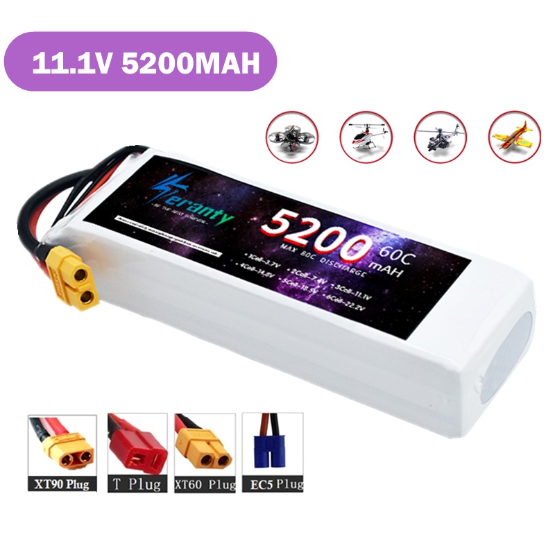 TERANTY  3S  5200MAH 60C batte - Drone Avion Rc review and price
