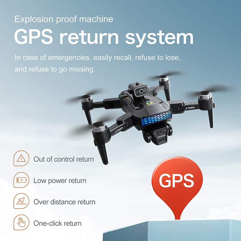 New XT555 GPS RC Drone Cam Pro - Drone Rc Foldable review and price