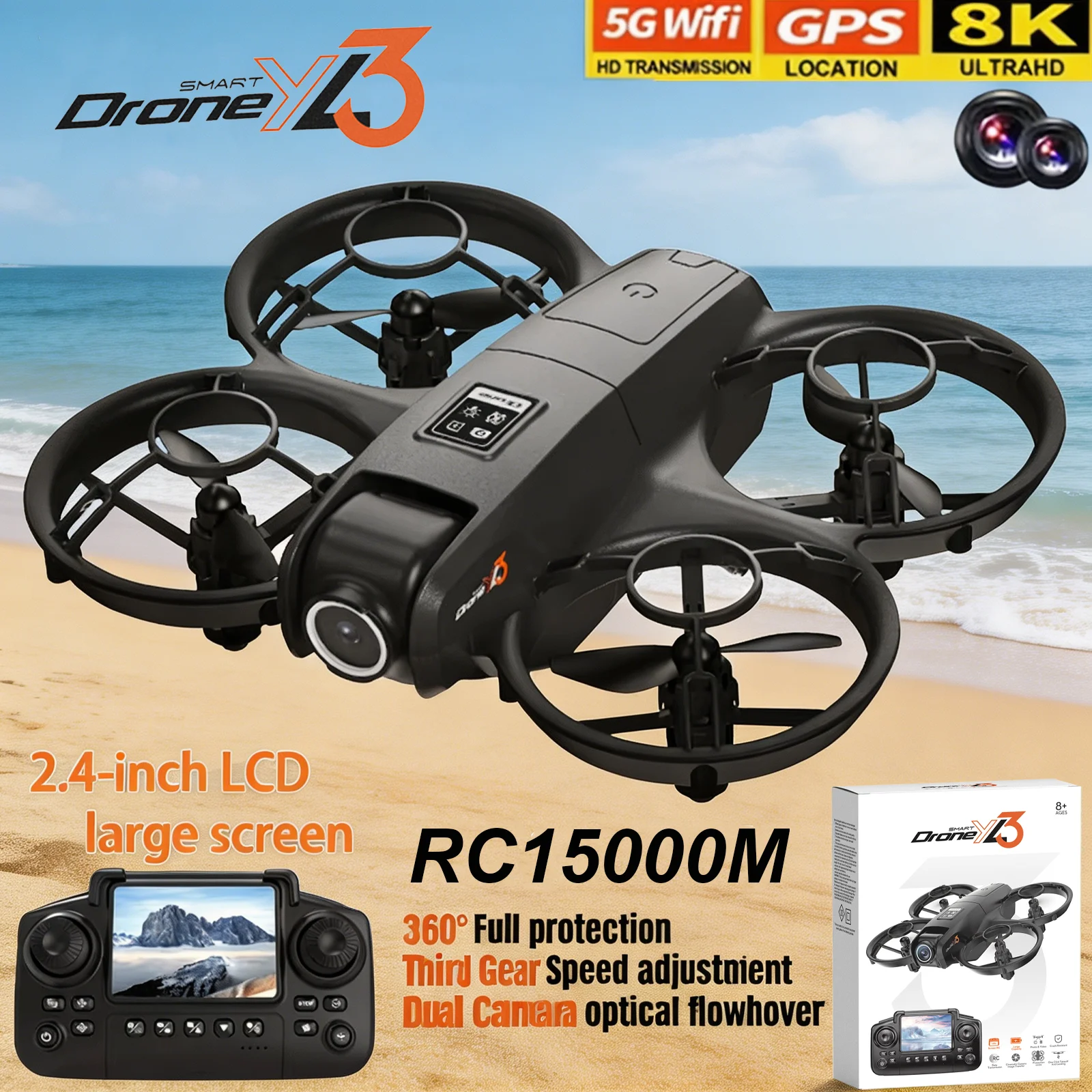 New YL3 RC Drone 8K 1080P Wide - Drone Rc Foldable review and price
