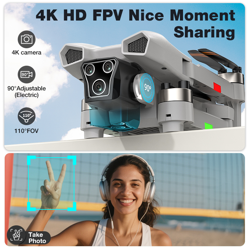 NEW Hot L017 Pro Drone Brushle - Drone Rc Foldable review and price