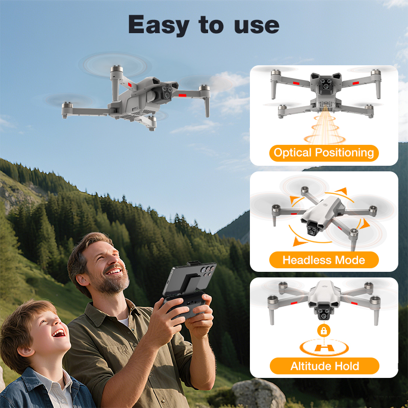 NEW Hot L017 Pro Drone Brushle - Drone Rc Foldable review and price