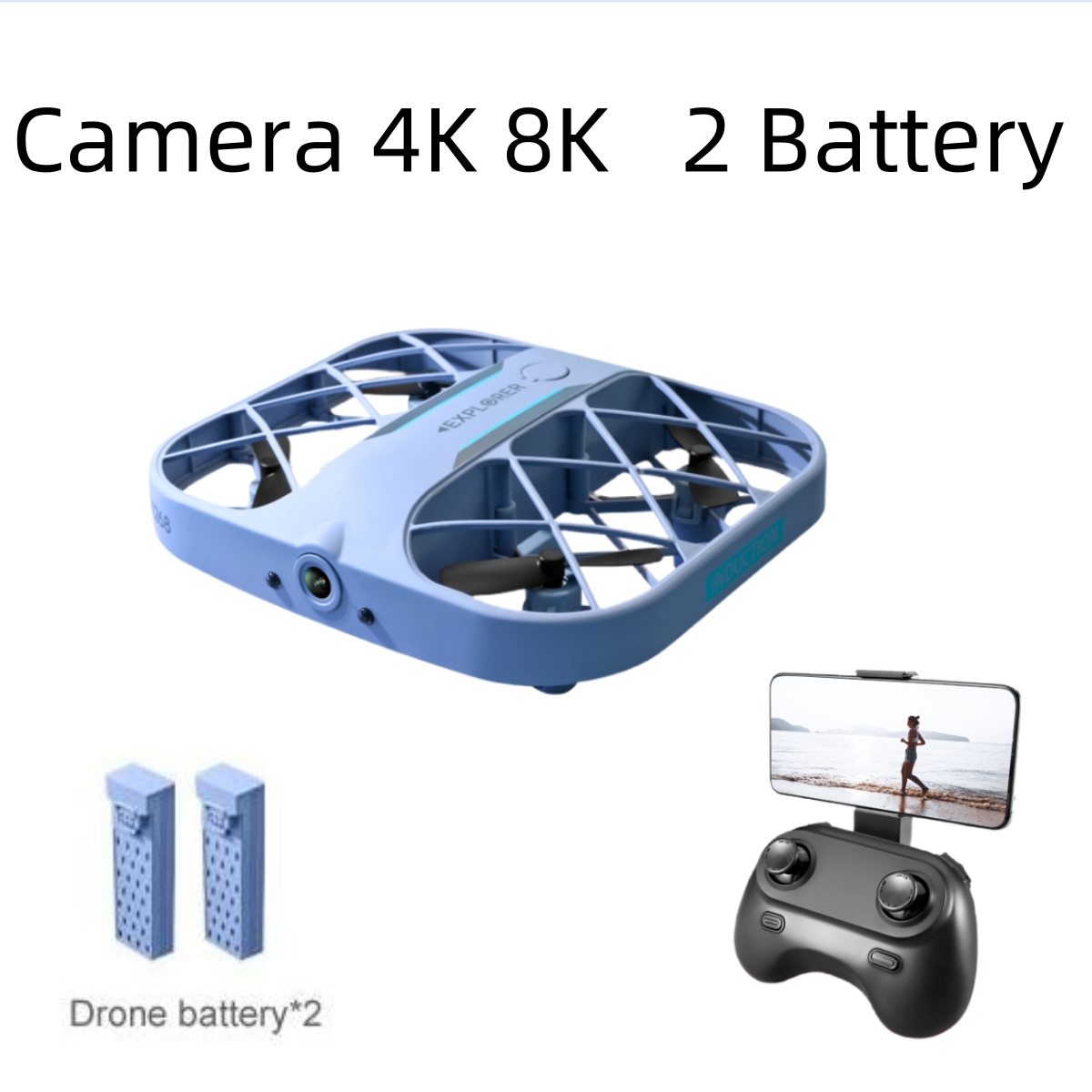 JJRC H107 FPV RC Drone with 2  - Drone Z review and price